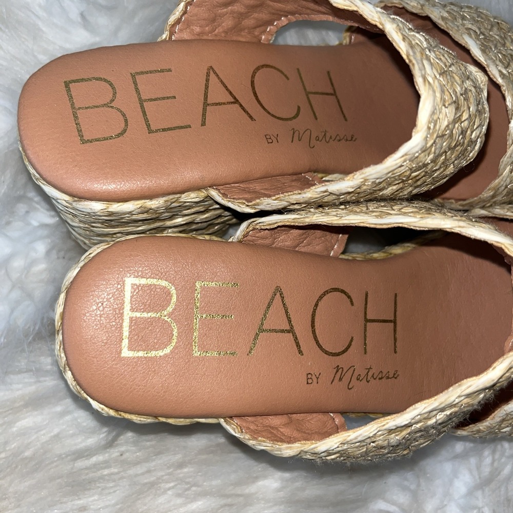 Matisse Ocean Ave Vegan Slide On Platform Sandals Women‎ Size 8M - Picture 10 of 15